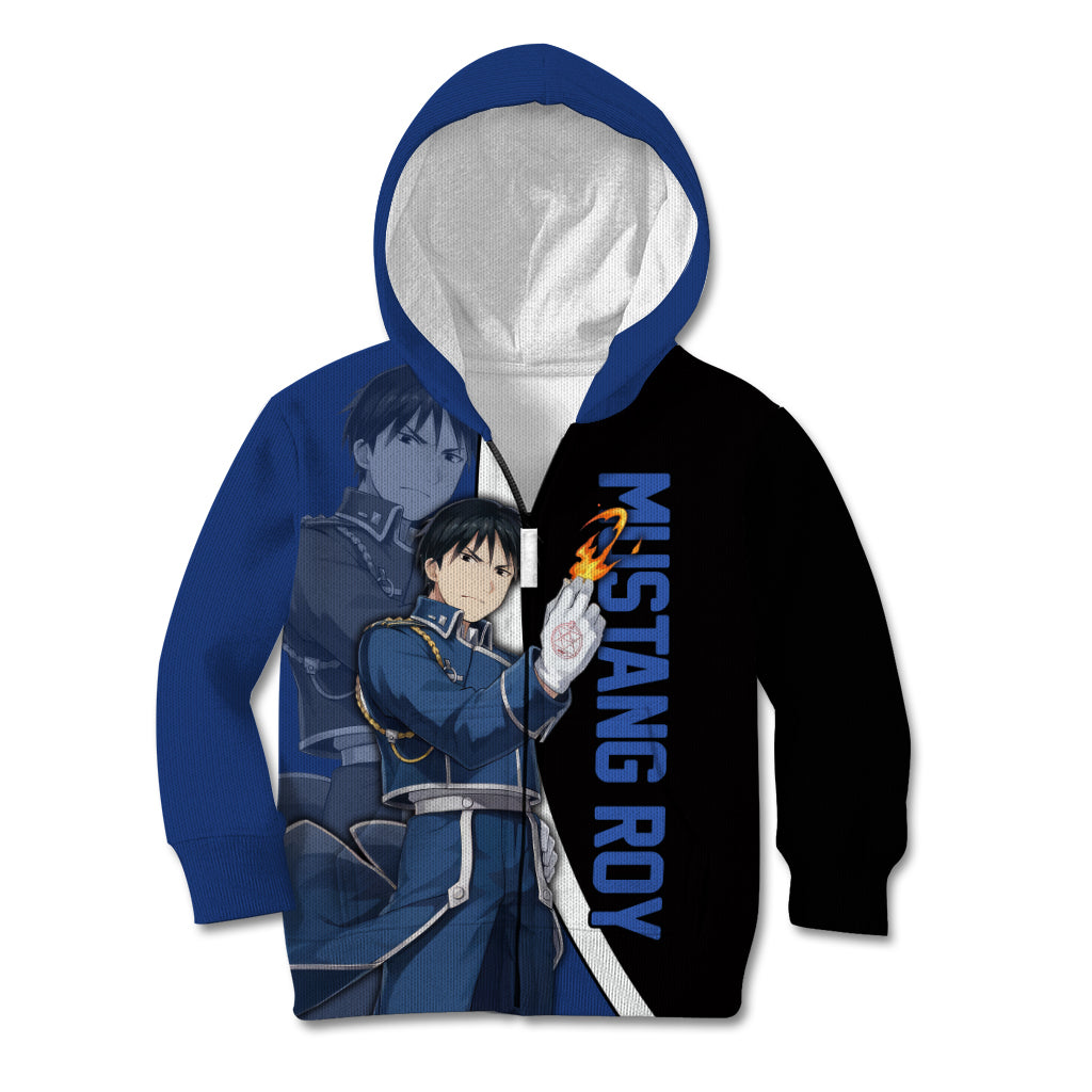 Mustang Roy - Fullmetal Alchemist Kid Hoodie Anime Style