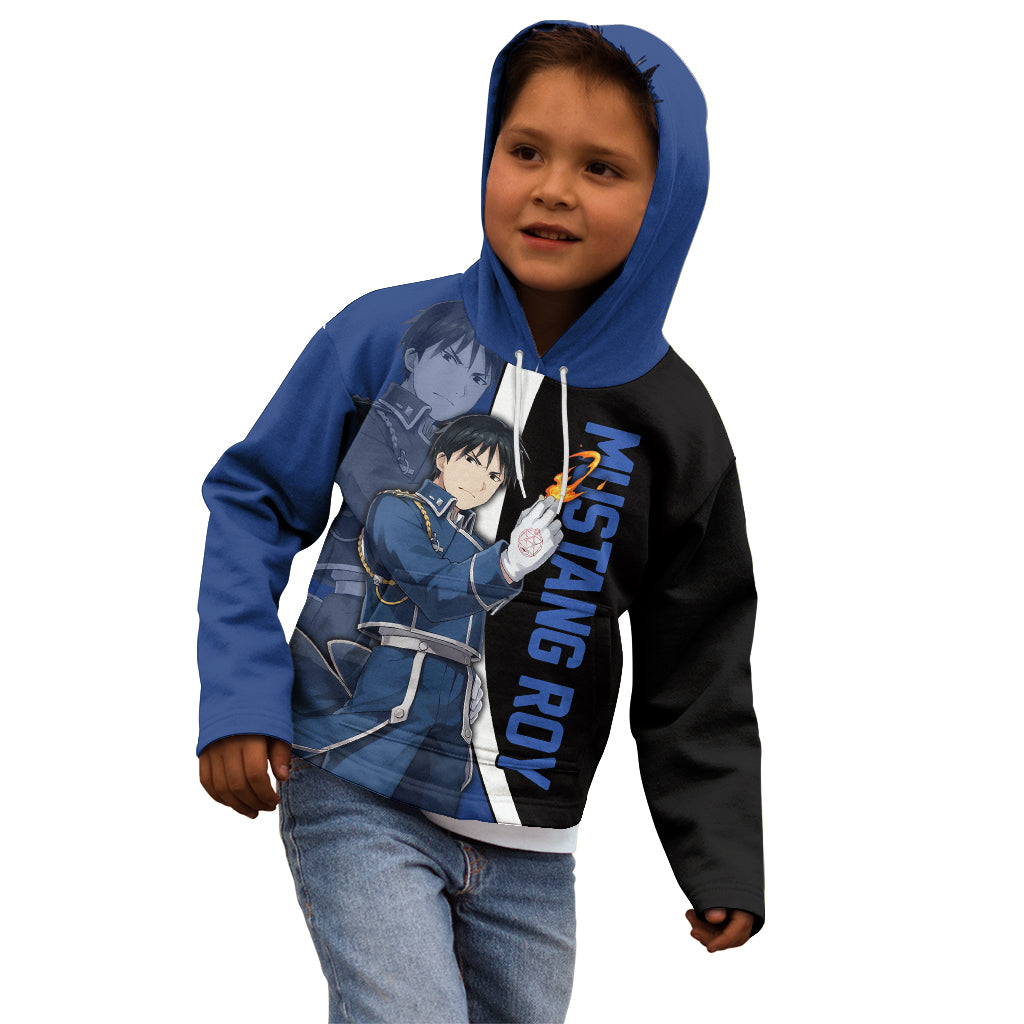 Mustang Roy - Fullmetal Alchemist Kid Hoodie Anime Style