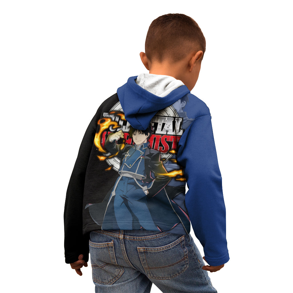 Mustang Roy - Fullmetal Alchemist Kid Hoodie Anime Style