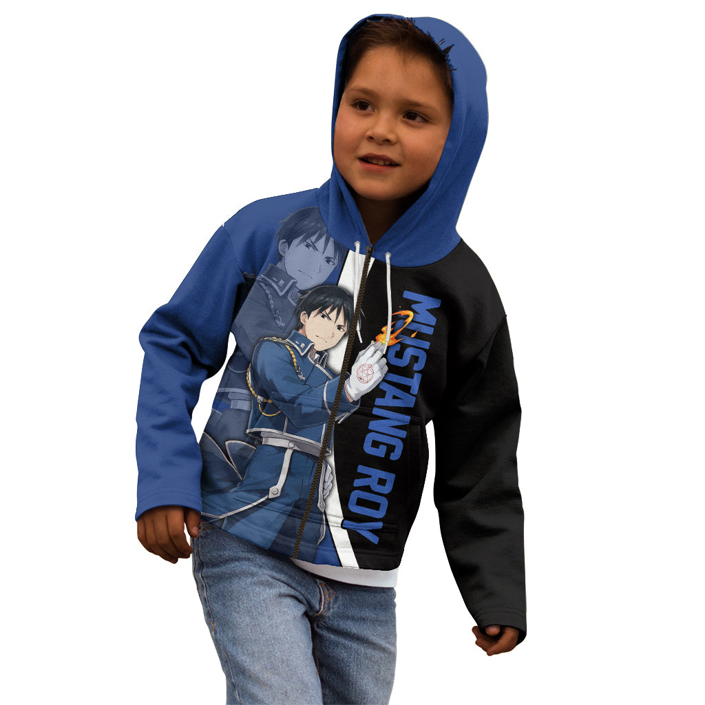 Mustang Roy - Fullmetal Alchemist Kid Hoodie Anime Style