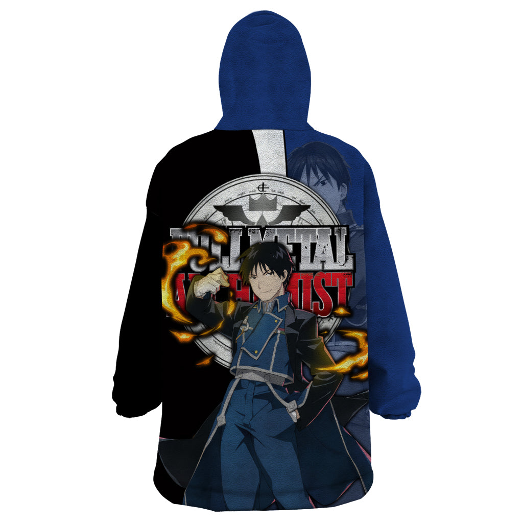 Mustang Roy - Fullmetal Alchemist Wearable Blanket Hoodie Anime Style