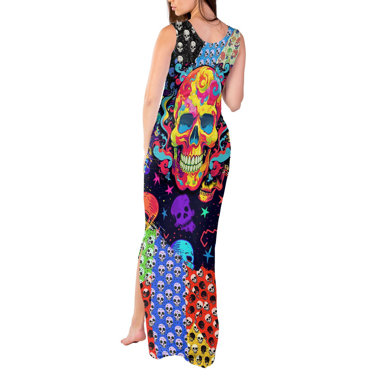 skull-pattern-tank-maxi-dress-colorful-skull-pattern-mix