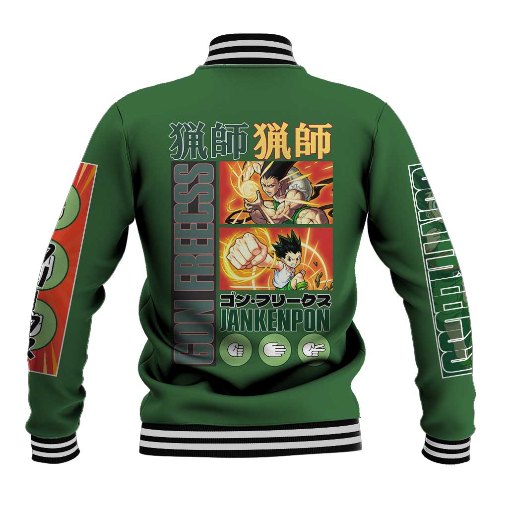 Gon Freecss Hunter x Hunter Baseball Jacket Anime Style