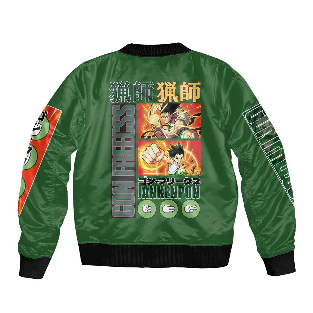 Gon Freecss Hunter x Hunter Bomber Jacket Anime Style