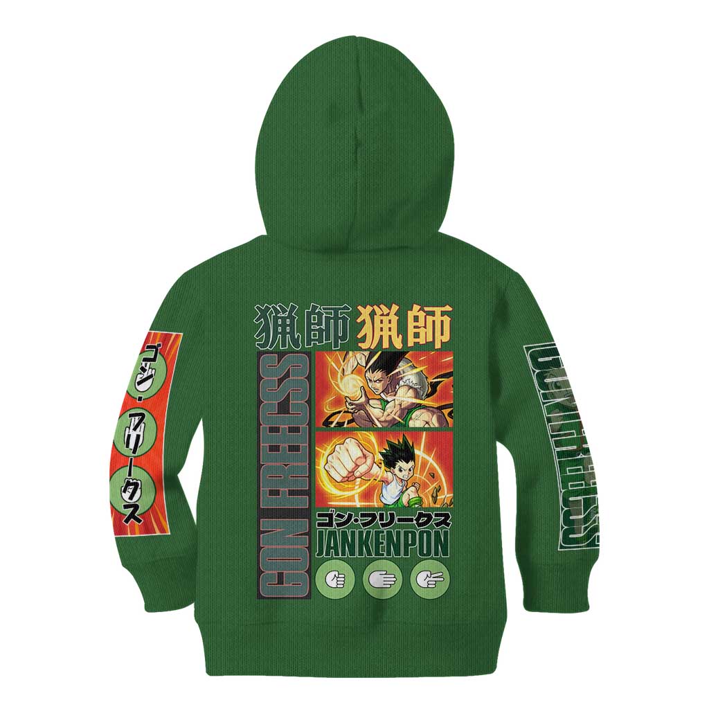Gon Freecss Hunter x Hunter Kid Hoodie Anime Style