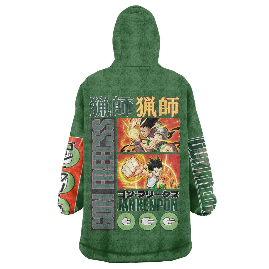 Gon Freecss Hunter x Hunter Wearable Blanket Hoodie Anime Style