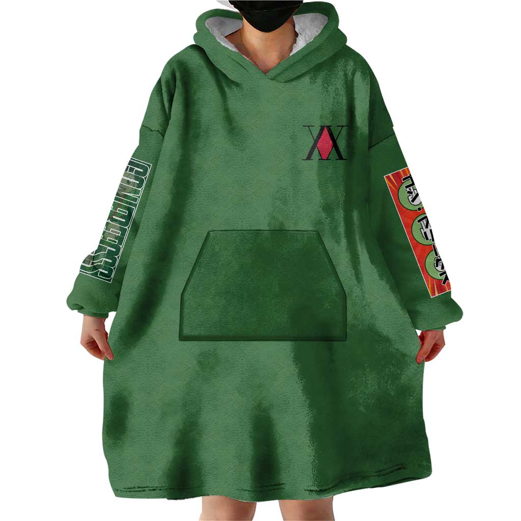 Gon Freecss Hunter x Hunter Wearable Blanket Hoodie Anime Style