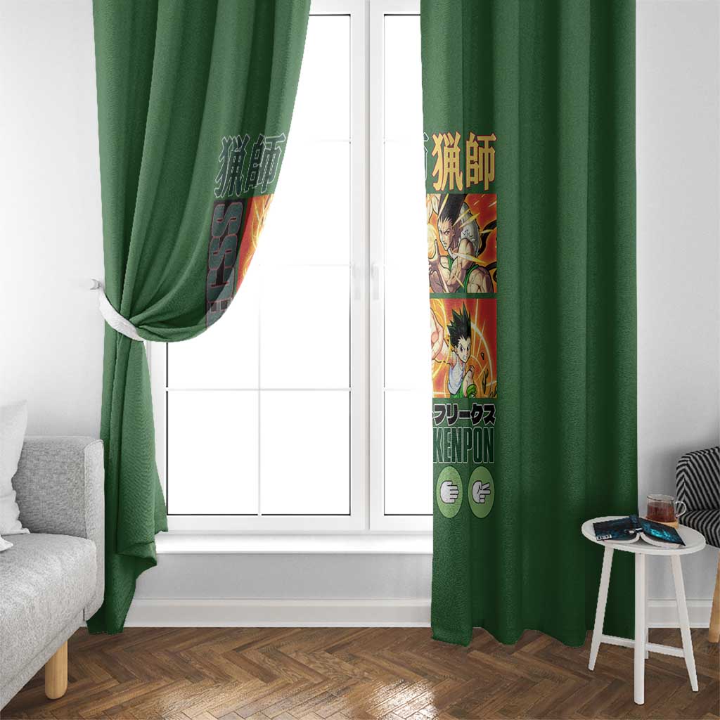 Gon Freecss Hunter x Hunter Window Curtain Anime Style