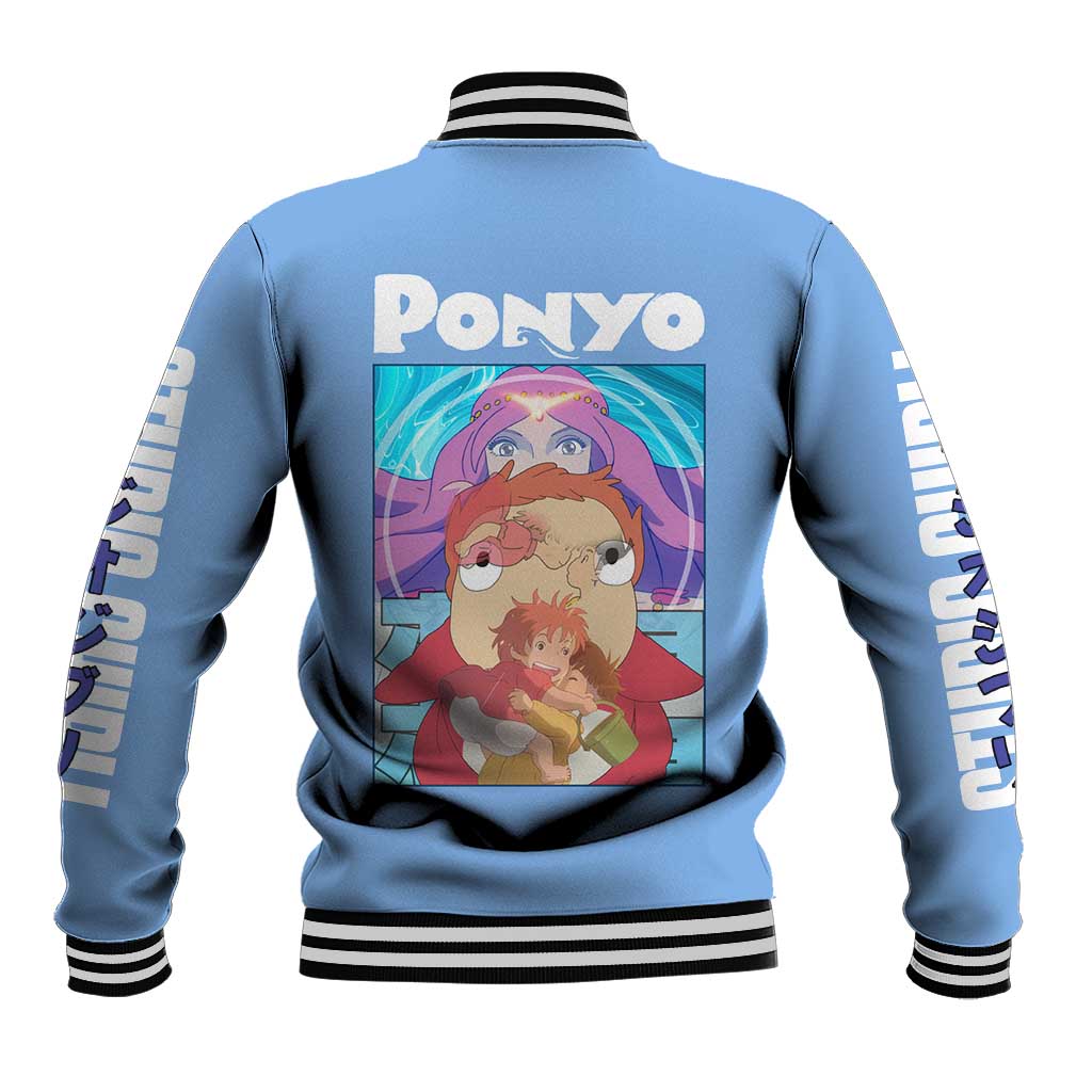 Ponyo Studio Ghibli Baseball Jacket Anime Style