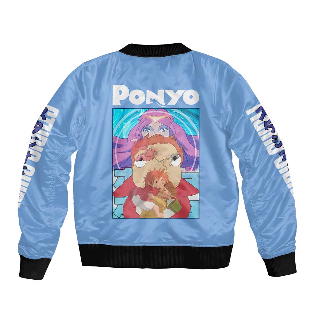 Ponyo Studio Ghibli Bomber Jacket Anime Style