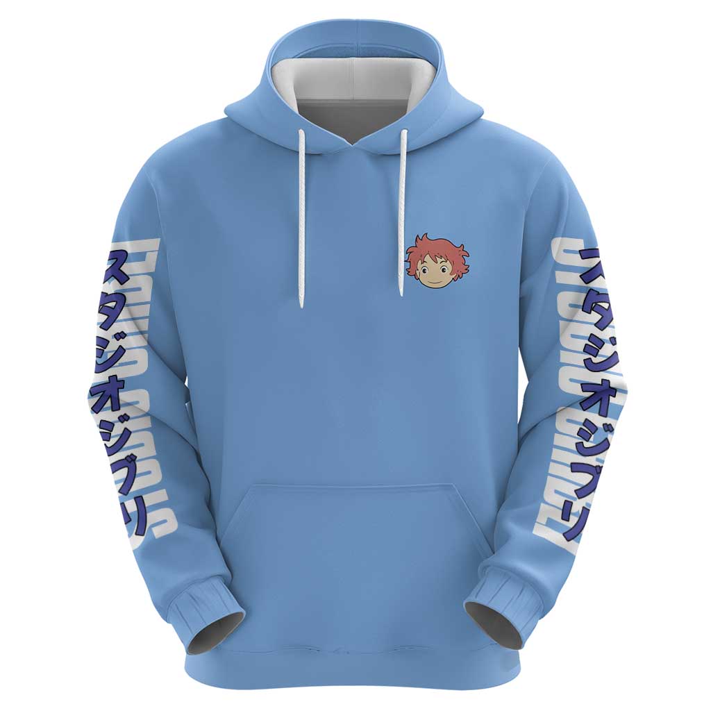 Ponyo Studio Ghibli Hoodie Anime Style