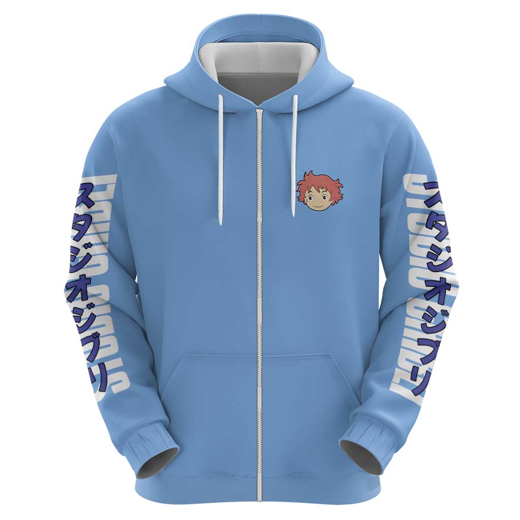 Ponyo Studio Ghibli Hoodie Anime Style
