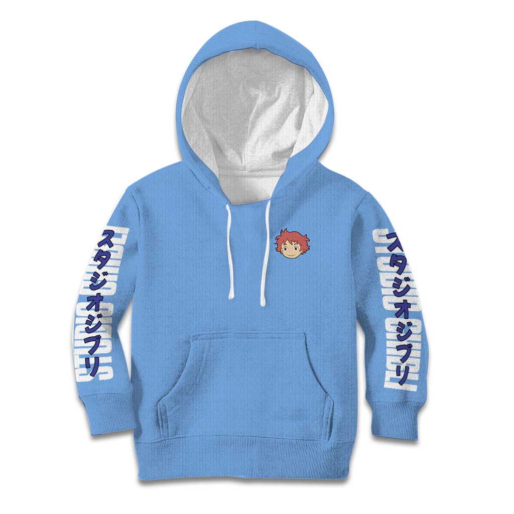 Ponyo Studio Ghibli Kid Hoodie Anime Style