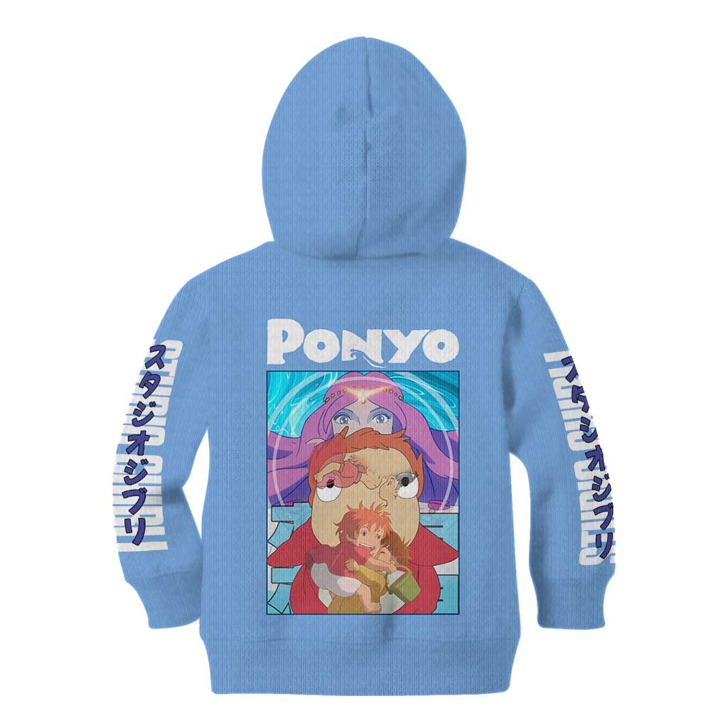 Ponyo Studio Ghibli Kid Hoodie Anime Style
