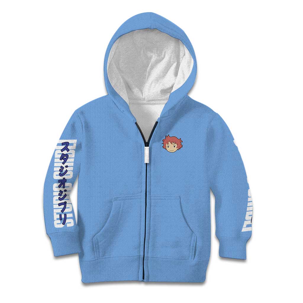 Ponyo Studio Ghibli Kid Hoodie Anime Style