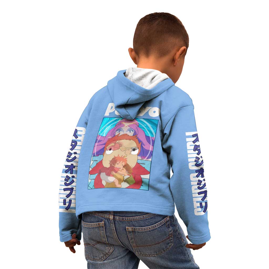 Ponyo Studio Ghibli Kid Hoodie Anime Style