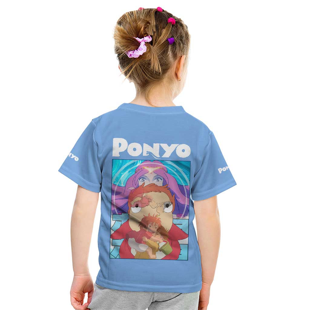 Ponyo Studio Ghibli Kid T Shirt Anime Style