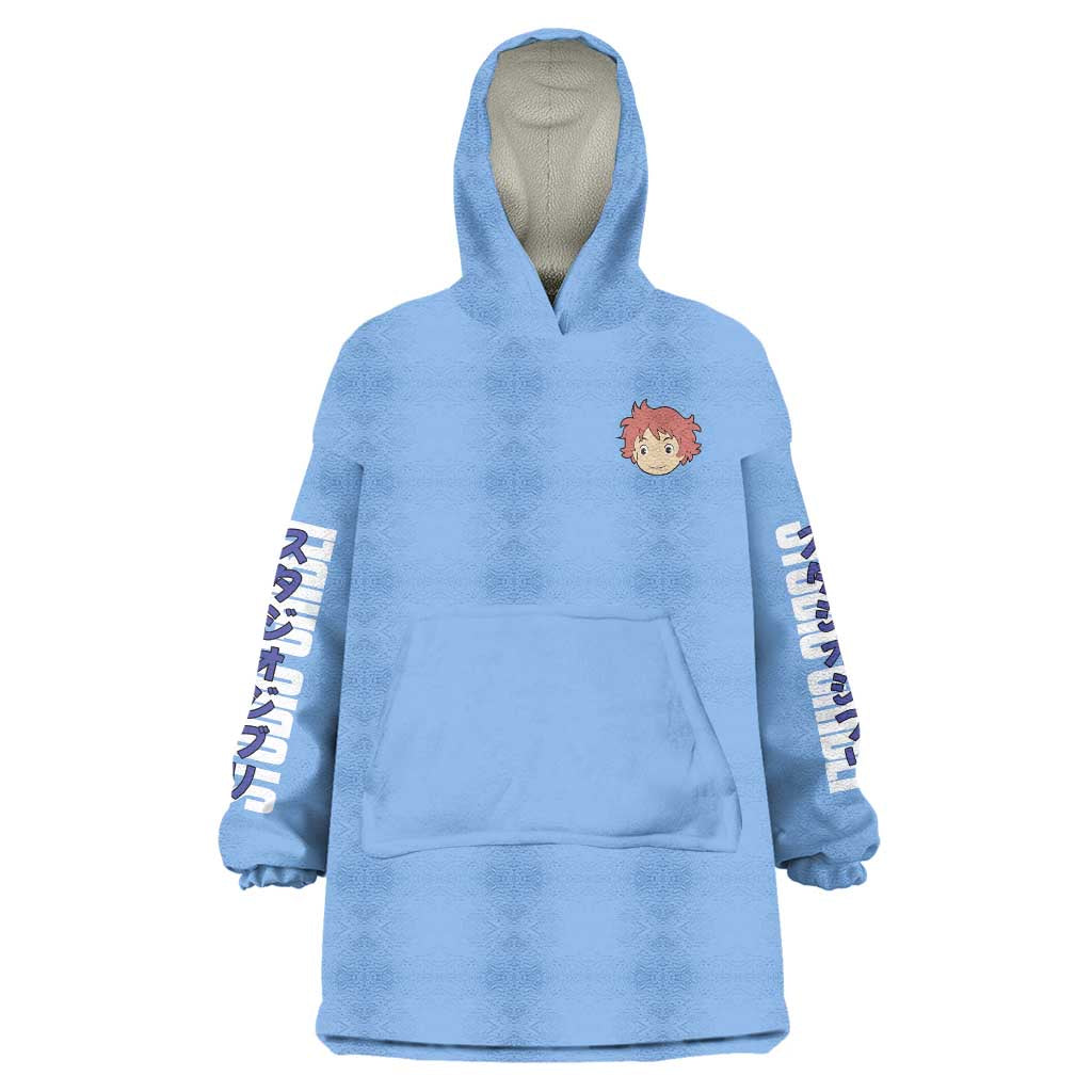 Ponyo Studio Ghibli Wearable Blanket Hoodie Anime Style
