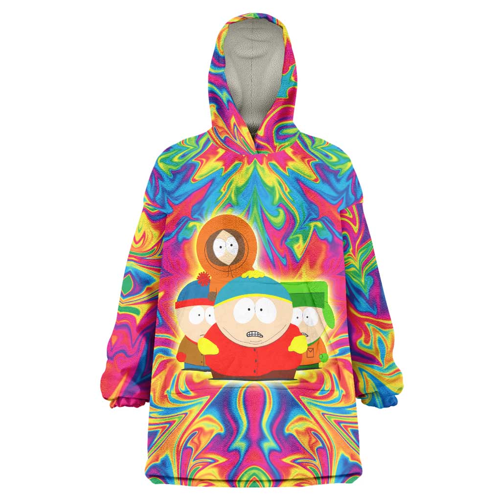 Trippy South Park Wearable Blanket Hoodie Anime Style
