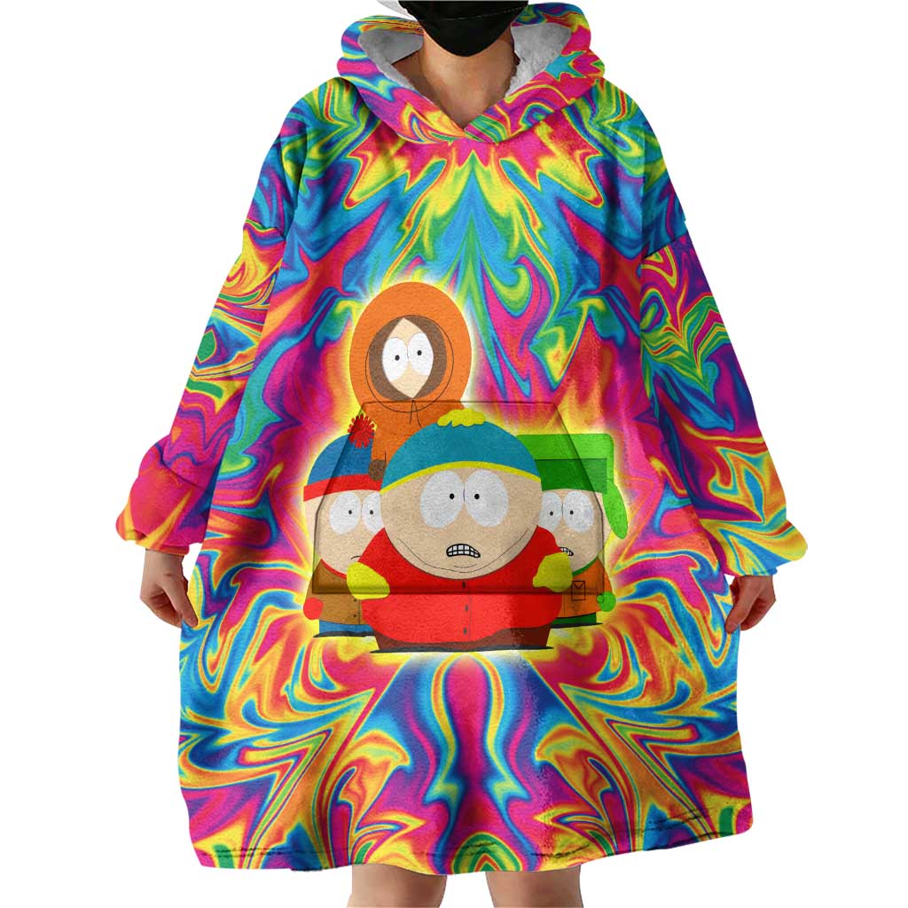 Trippy South Park Wearable Blanket Hoodie Anime Style