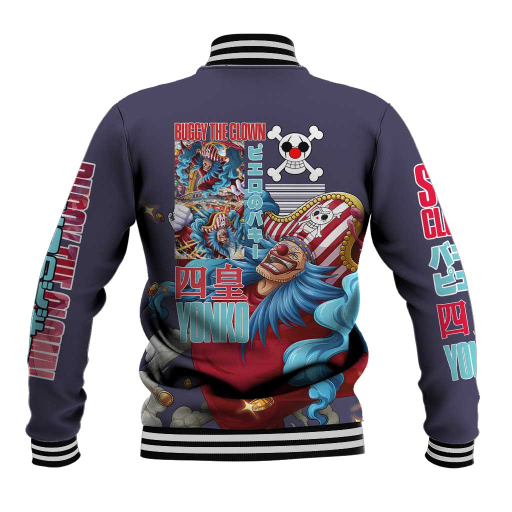 Buggy One Piece Baseball Jacket Anime Style