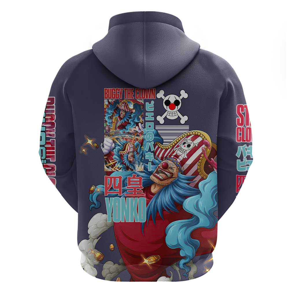 Buggy One Piece Hoodie Anime Style