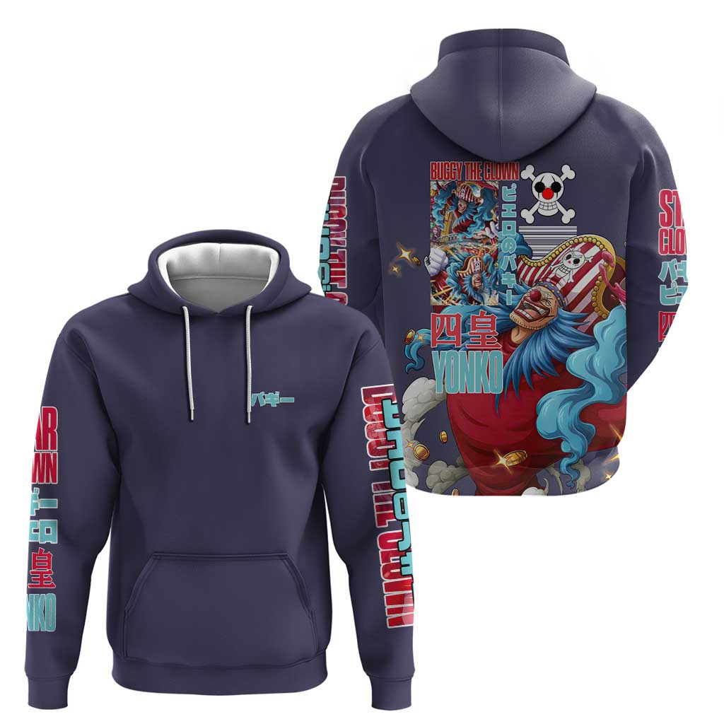 Buggy One Piece Hoodie Anime Style