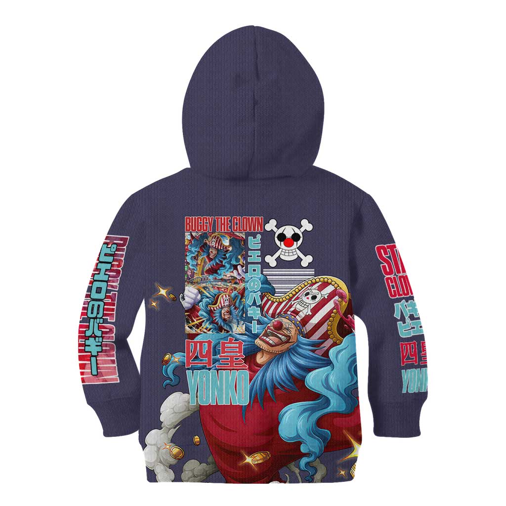 Buggy One Piece Kid Hoodie Anime Style