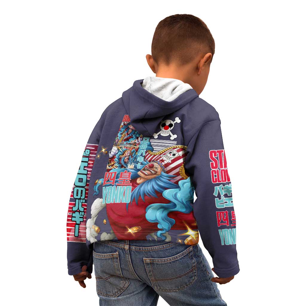 Buggy One Piece Kid Hoodie Anime Style