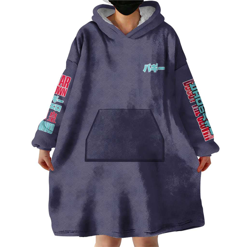 Buggy One Piece Wearable Blanket Hoodie Anime Style
