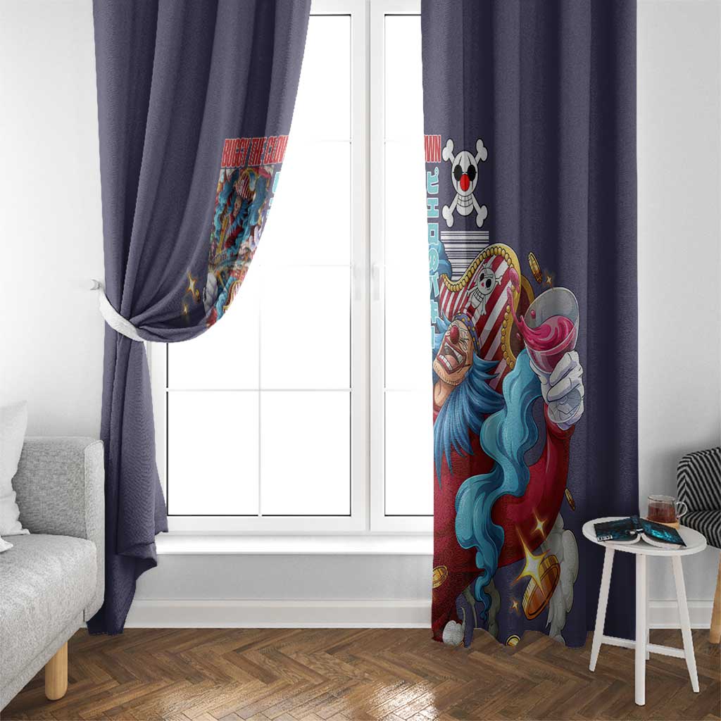 Buggy One Piece Window Curtain Anime Style
