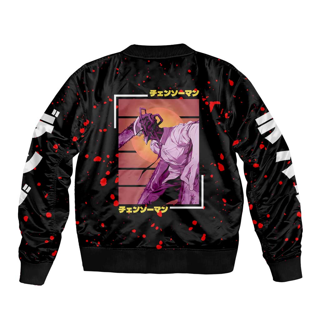Chainsaw Man Bomber Jacket Anime Style