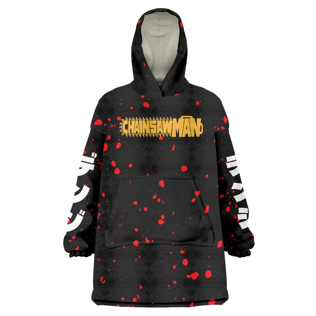 Chainsaw Man Wearable Blanket Hoodie Anime Style