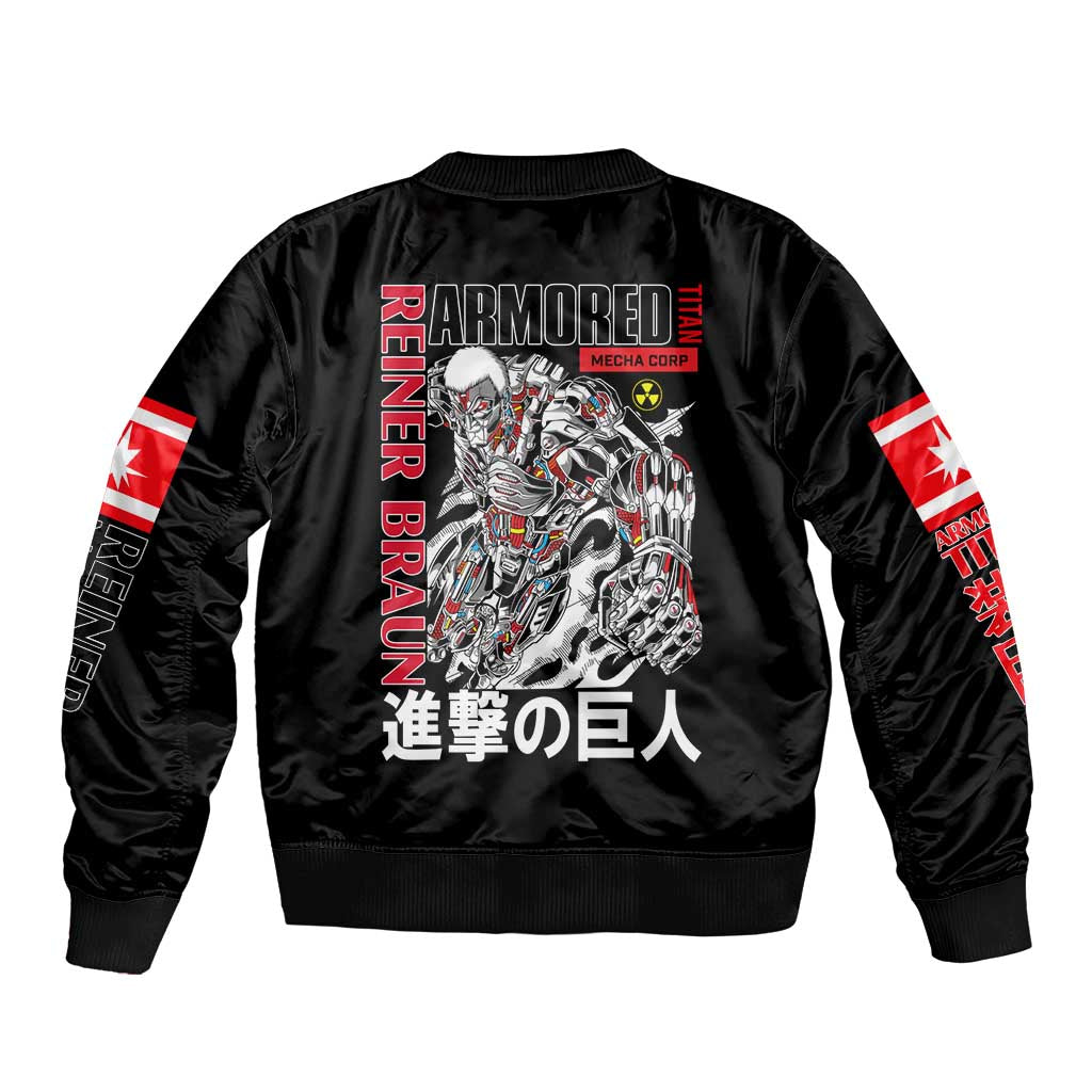 Armored Titan Attack on Titan Bomber Jacket Anime Style