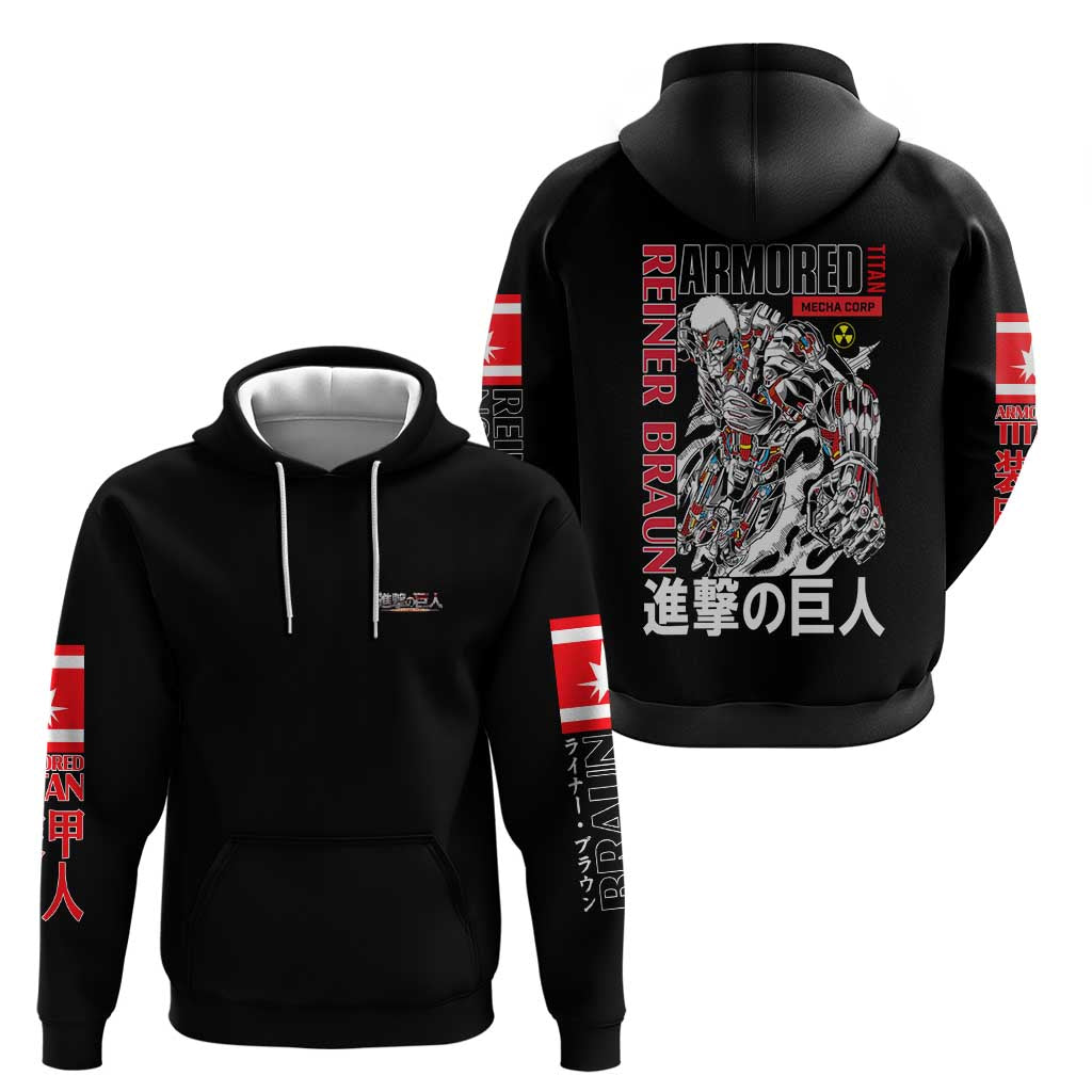 Armored Titan Attack on Titan Hoodie Anime Style
