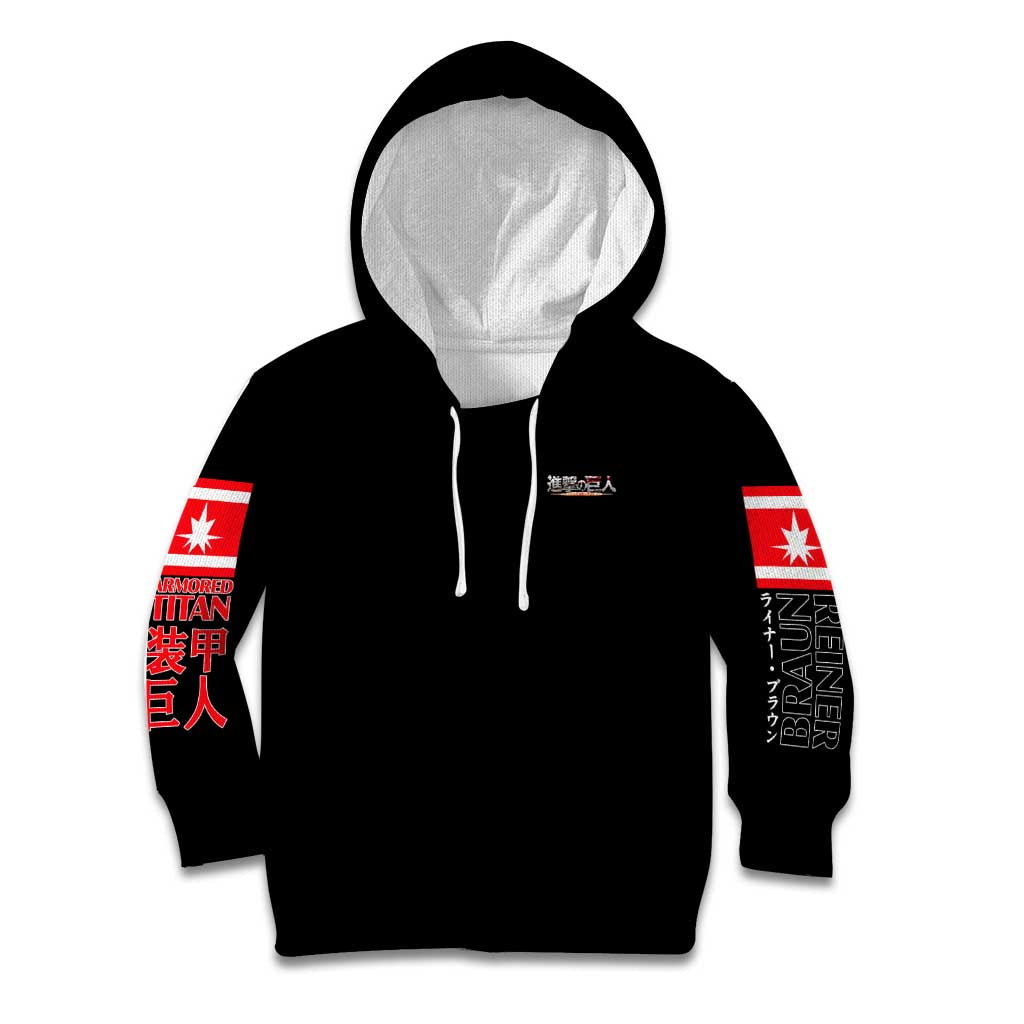 Armored Titan Attack on Titan Kid Hoodie Anime Style