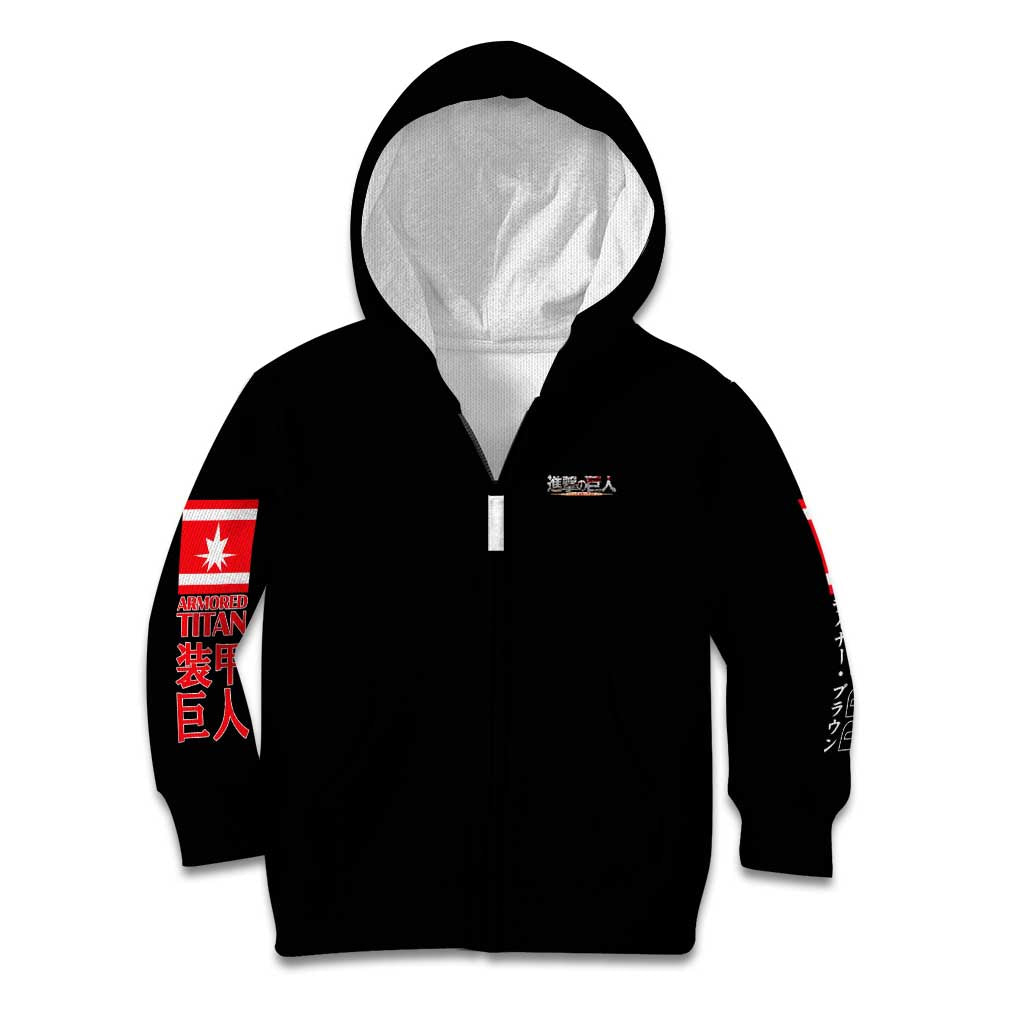 Armored Titan Attack on Titan Kid Hoodie Anime Style