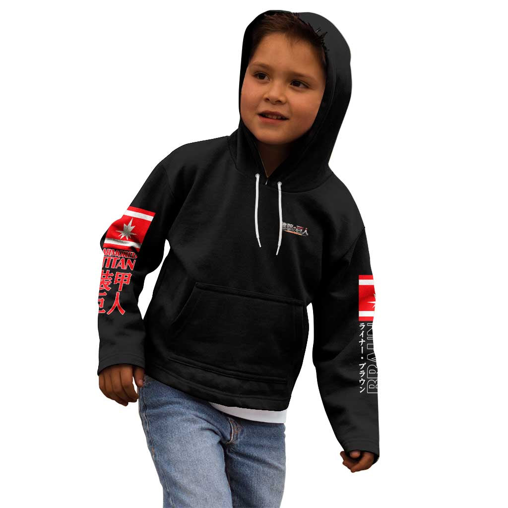 Armored Titan Attack on Titan Kid Hoodie Anime Style
