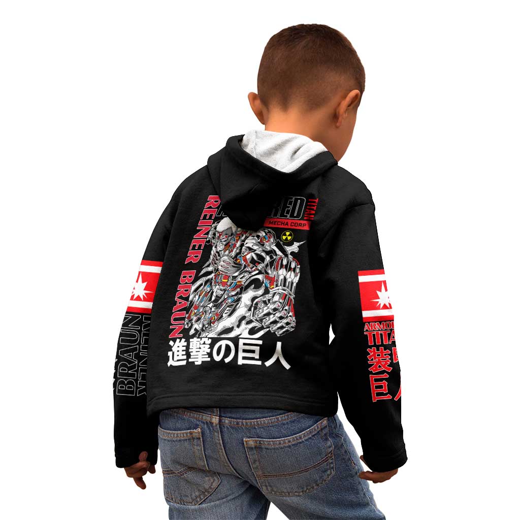 Armored Titan Attack on Titan Kid Hoodie Anime Style
