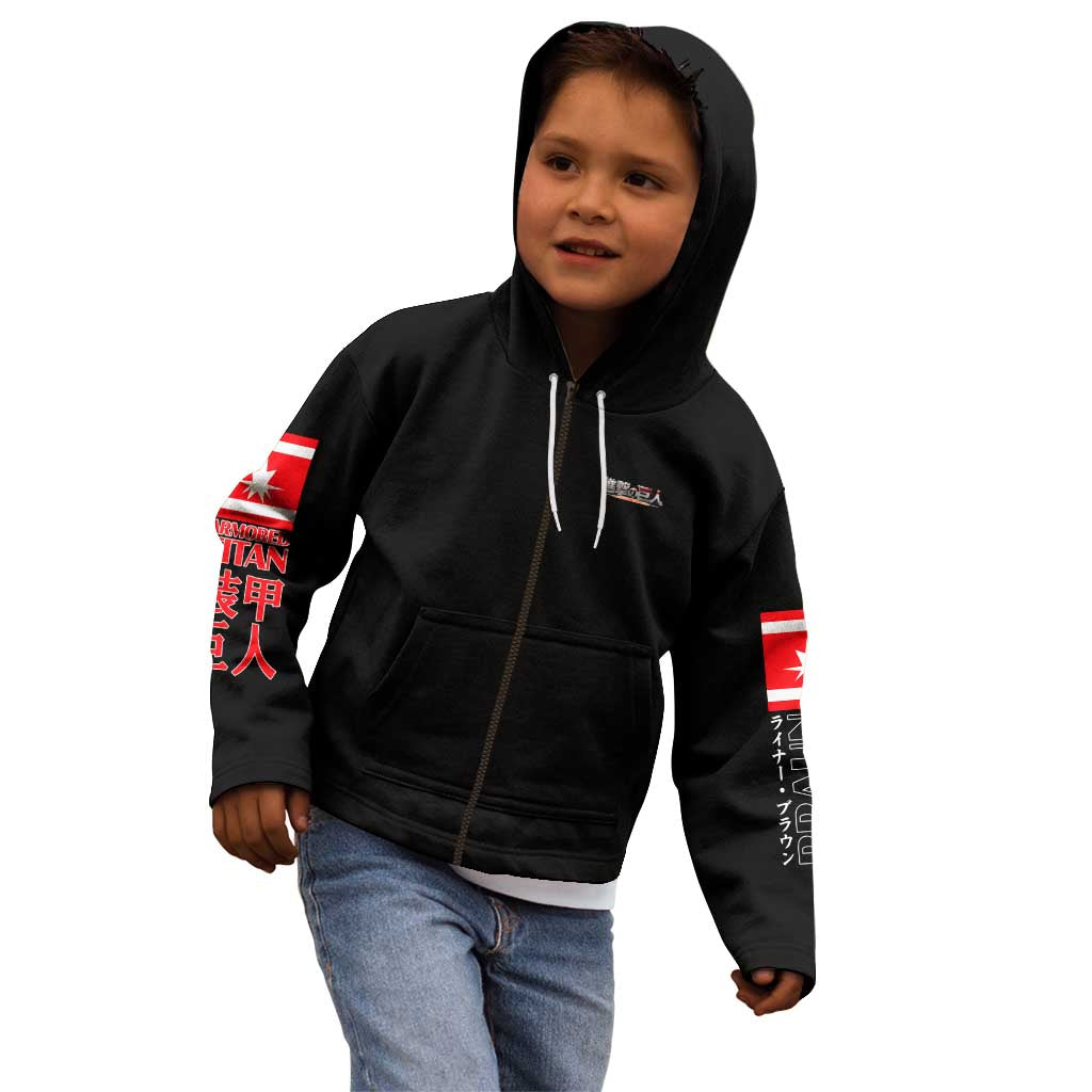 Armored Titan Attack on Titan Kid Hoodie Anime Style