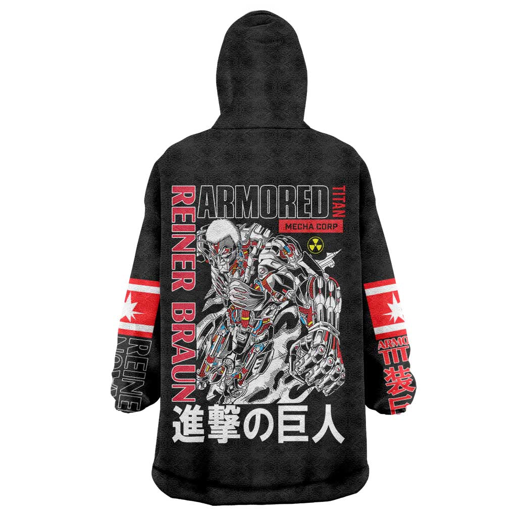 Armored Titan Attack on Titan Wearable Blanket Hoodie Anime Style