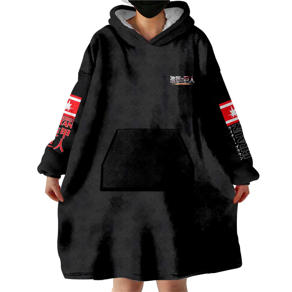 Armored Titan Attack on Titan Wearable Blanket Hoodie Anime Style