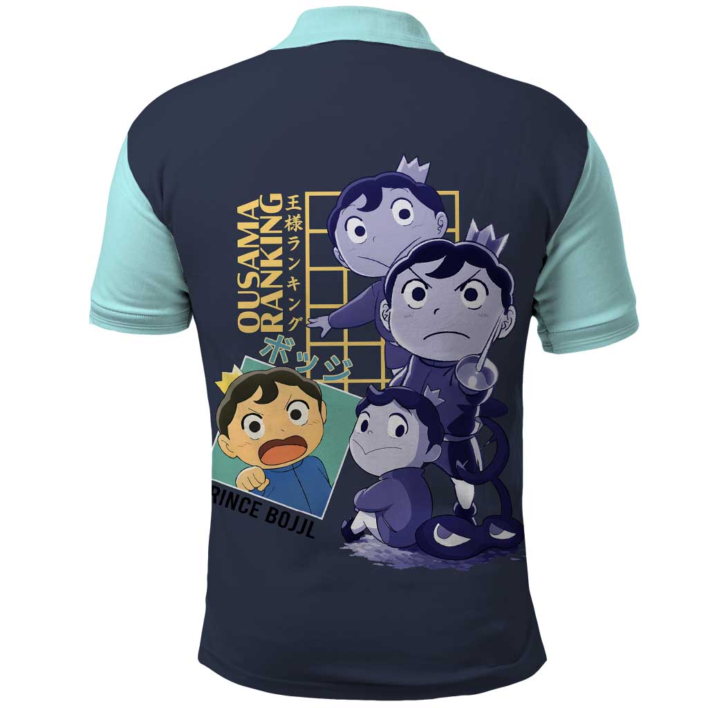 Bojji-sama Ousama Ranking Polo Shirt Anime Style