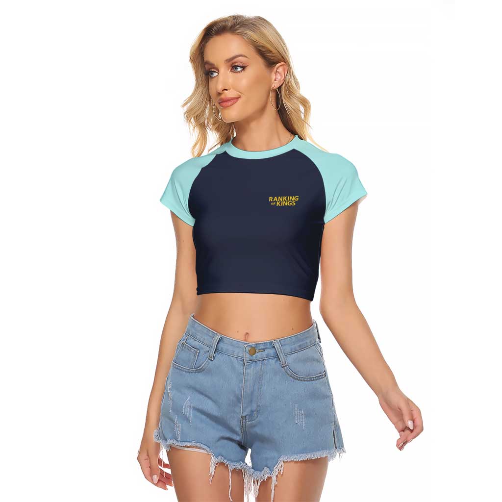 Bojji-sama Ousama Ranking Raglan Cropped T Shirt Anime Style