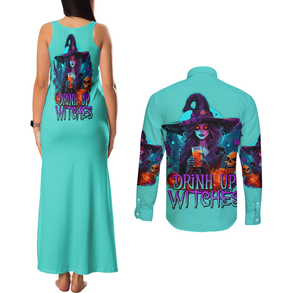 drink-up-witches-halloween-couples-matching-tank-maxi-dress-and-long-sleeve-button-shirt