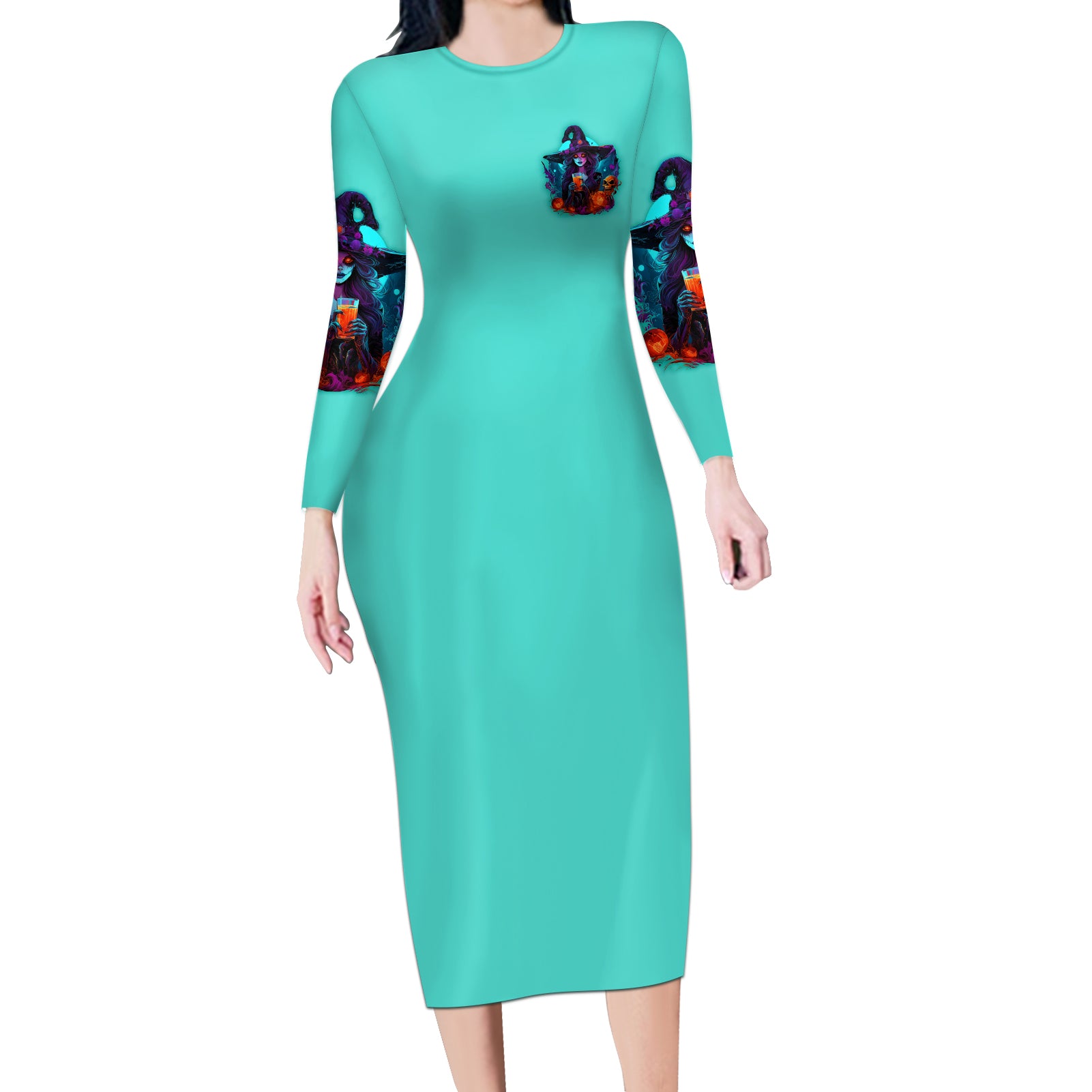 drink-up-witches-halloween-long-sleeve-bodycon-dress