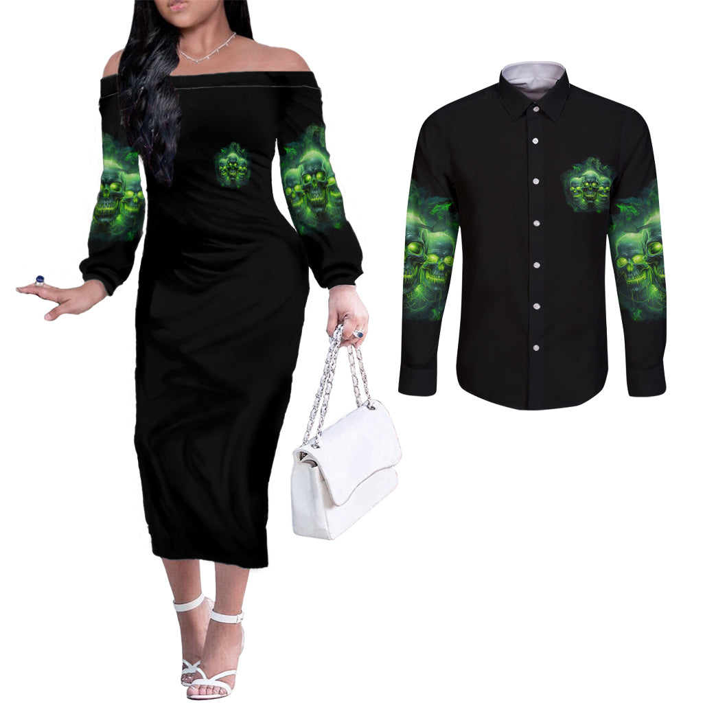 one-day-im-gonna-just-say-couples-matching-off-the-shoulder-long-sleeve-dress-and-long-sleeve-button-shirt