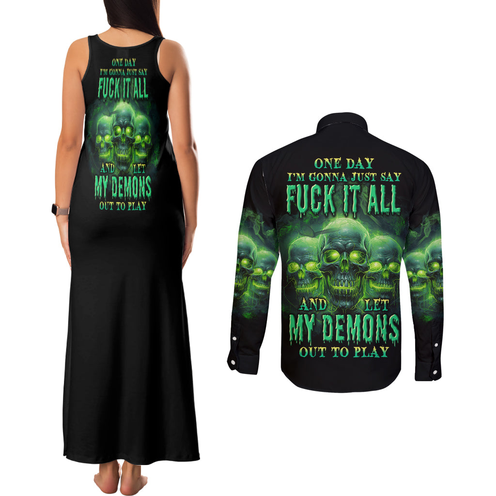 one-day-im-gonna-just-say-couples-matching-tank-maxi-dress-and-long-sleeve-button-shirt