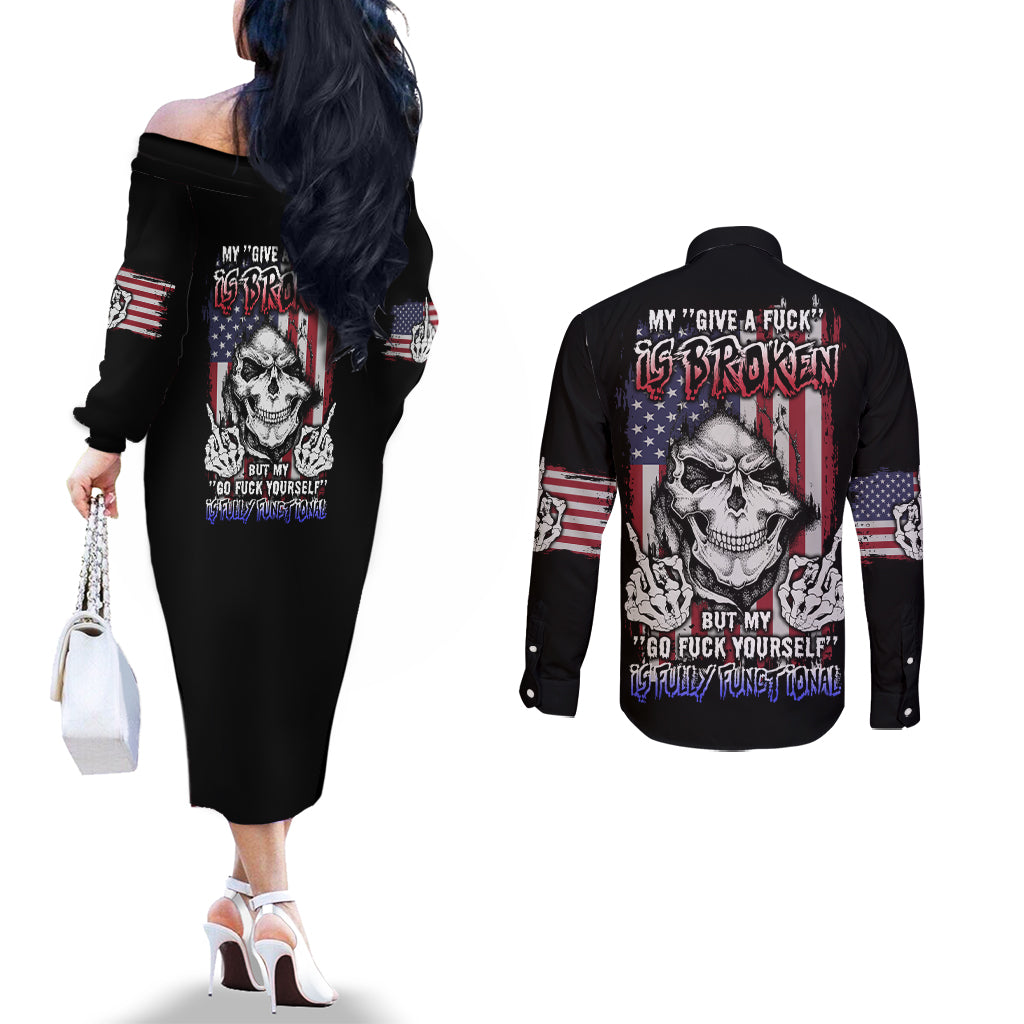 my-give-a-f-reaper-flag-couples-matching-off-the-shoulder-long-sleeve-dress-and-long-sleeve-button-shirt
