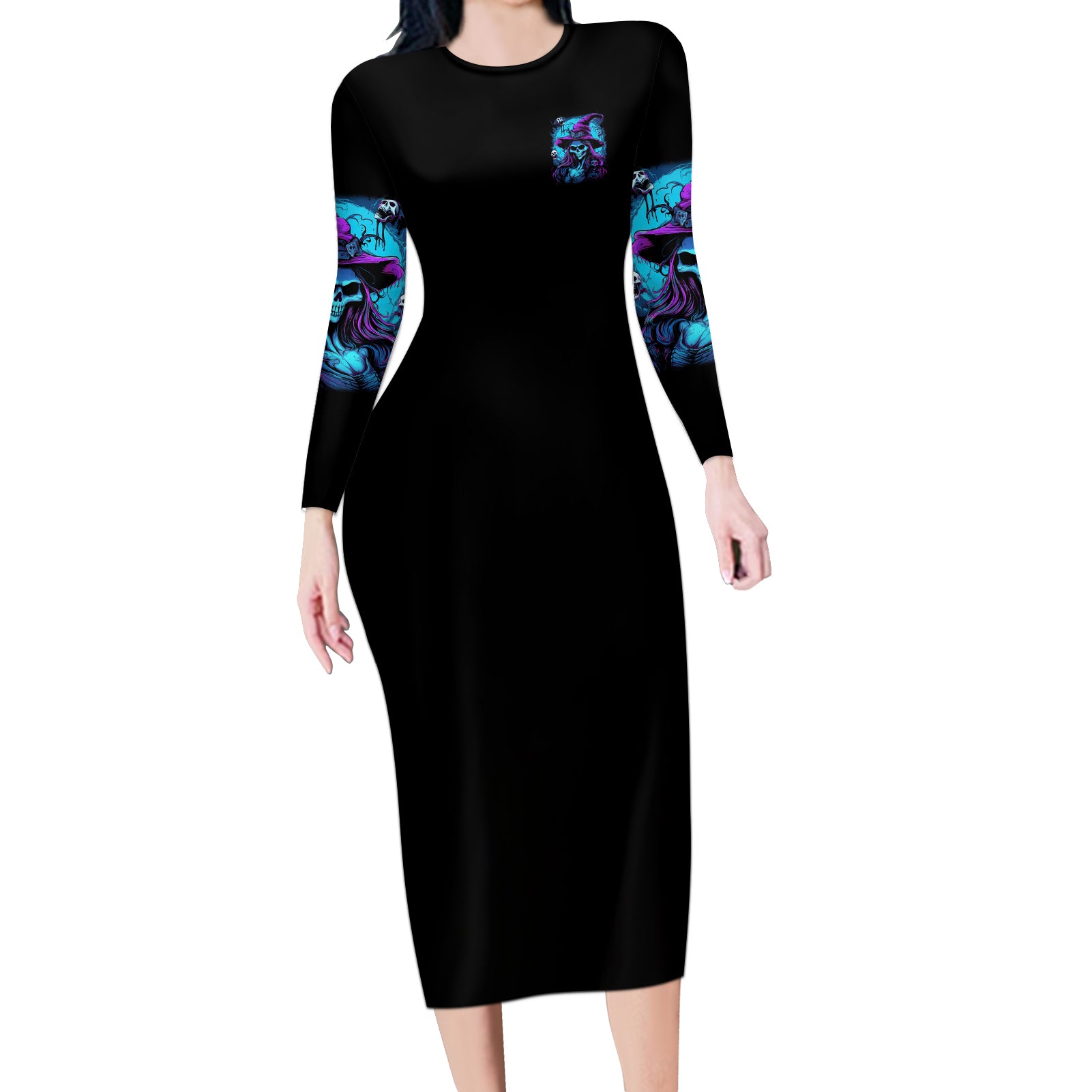 in-a-world-full-of-princesses-be-a-witch-halloween-long-sleeve-bodycon-dress